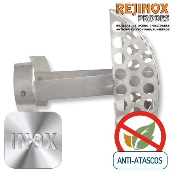 Rejilla encastrable de Acero Inoxidable Easy Oval Vertical de Rejinox
