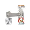Rejilla de Acero Inoxidable Easy Oval Vertical 137x144mm.