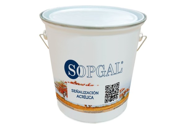 Pintura de Señalización Acrílica Sopgal para transito elevado
