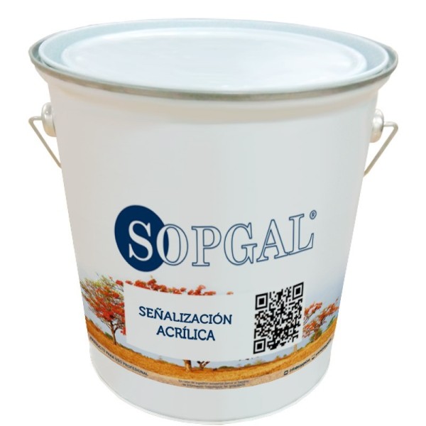 Pintura de Señalización Acrílica Sopgal para transito elevado