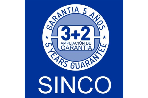 Extensión de Garantía SINCO + 2 Años.