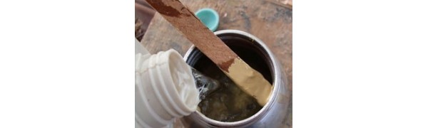 Disolventes para reducir la viscosidad en la pintura para mayor agarre