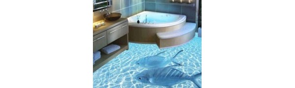 Haz un suelo 3D tu mismo con productos de la tienda de antihumedades