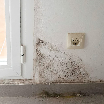 Limpieza de pared previa a aplicación de pintura para romper puentes térmicos
