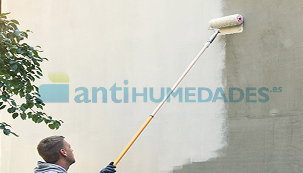 Pintura impermeabilizante 100% acrílica de Sopgal para exteriores