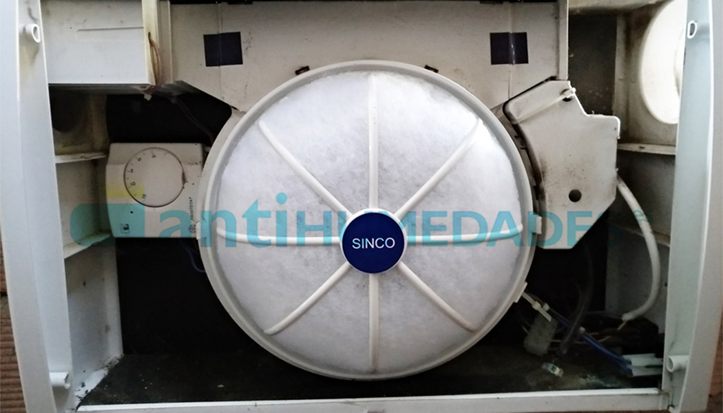Recambio para el sistema de ventilación forzada SINCO