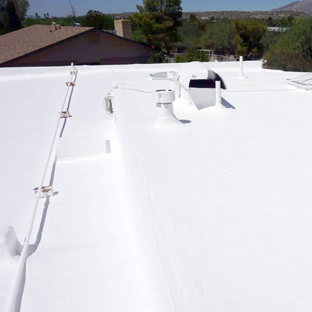 Pintura blanca transitable térmica para cubiertas
