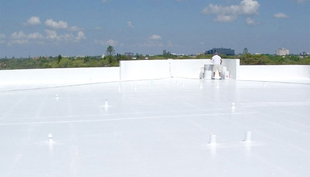 Pintura térmica para terrazas que ayuda a reducir la transmisión del calor.