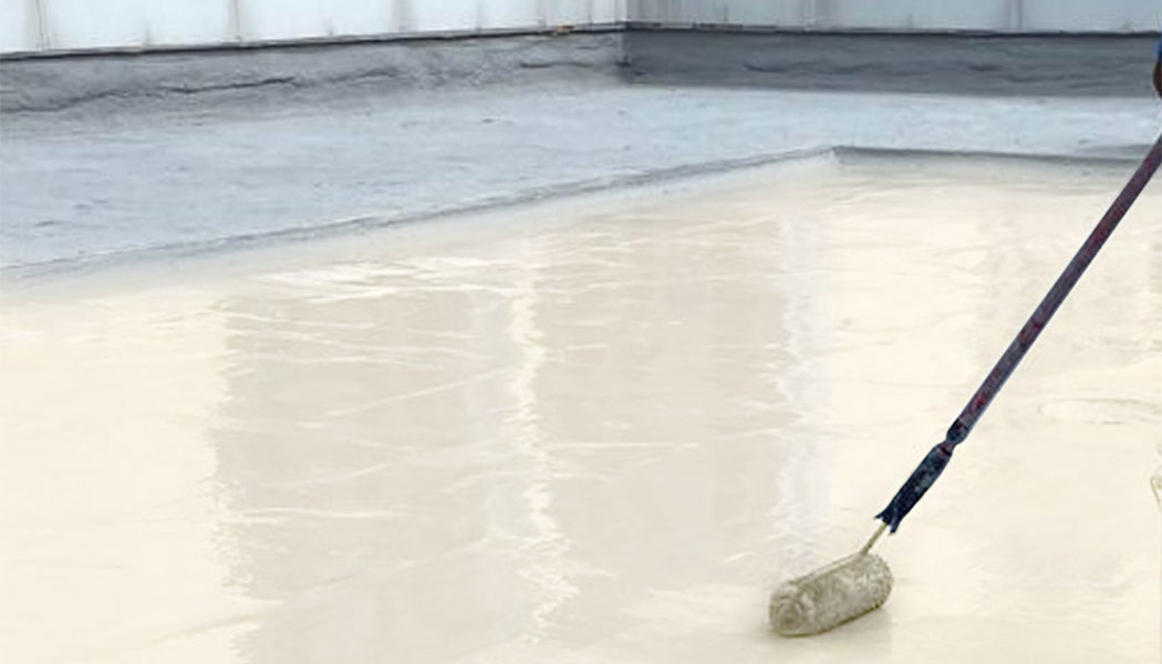 Impermeabilización de una terraza con pintura térmica
